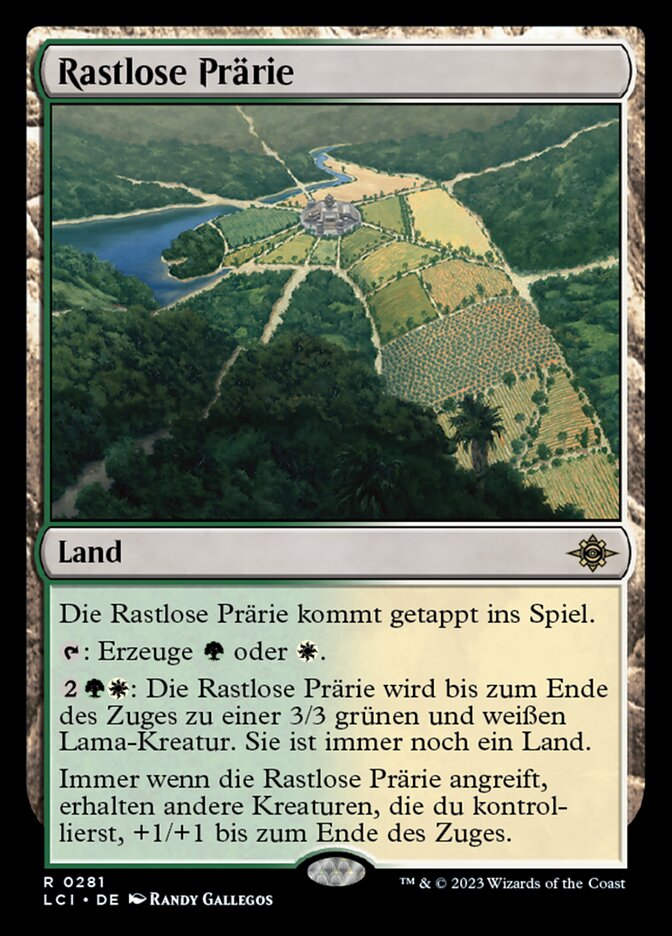 Rastlose Prärie