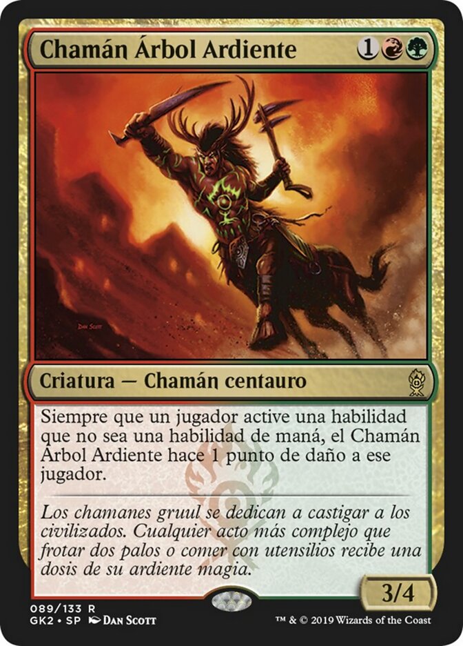 Chamán Árbol Ardiente