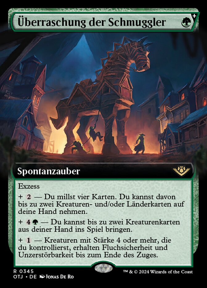 Überraschung der Schmuggler