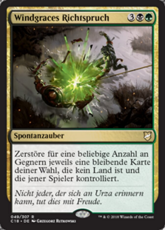 Windgraces Richtspruch