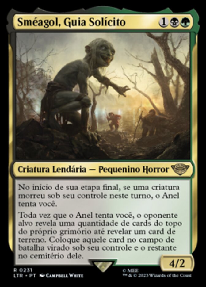 Sméagol, Guia Solícito