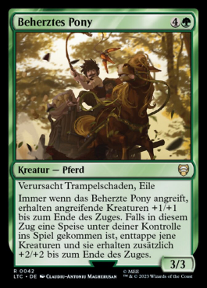 Beherztes Pony