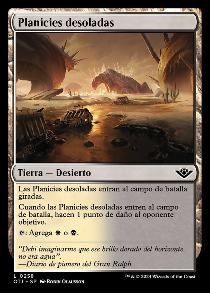 Planicies desoladas