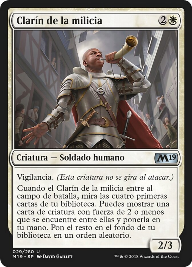 Clarín de la milicia