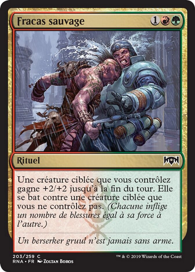Fracas sauvage