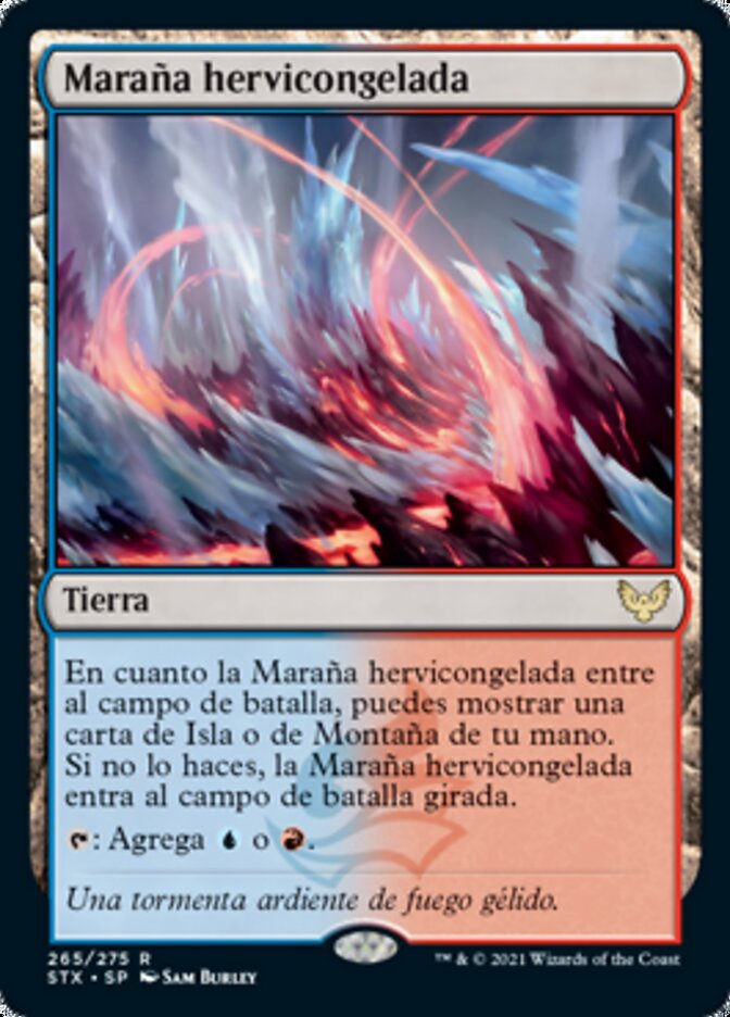 Maraña hervicongelada