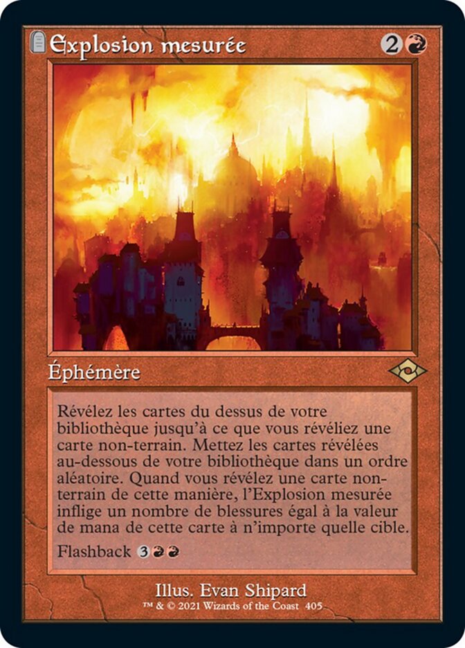 Explosion mesurée