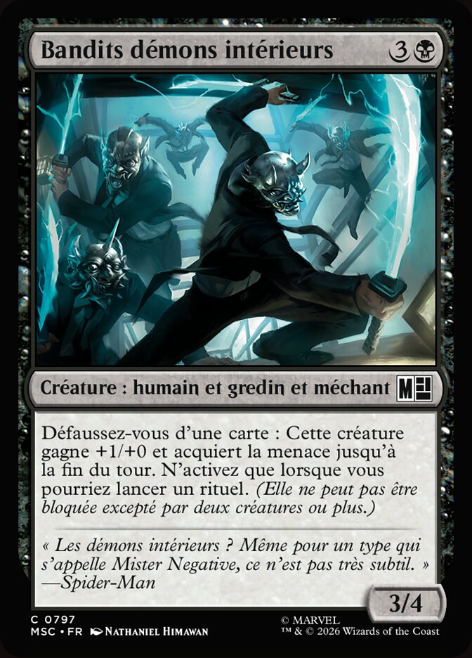 Bandits démons intérieurs