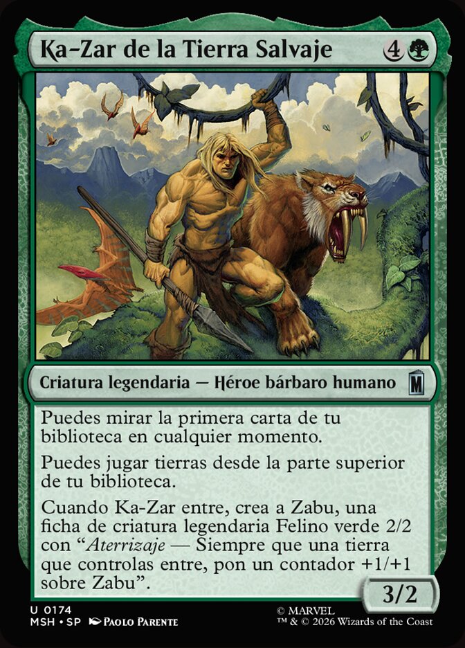 Ka-Zar de la Tierra Salvaje