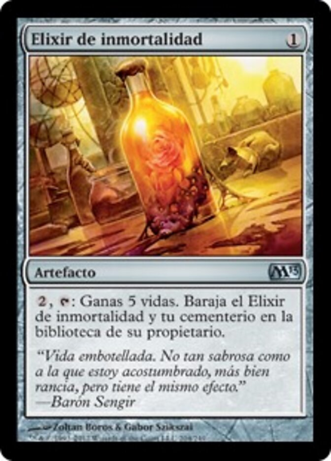 Elixir de inmortalidad