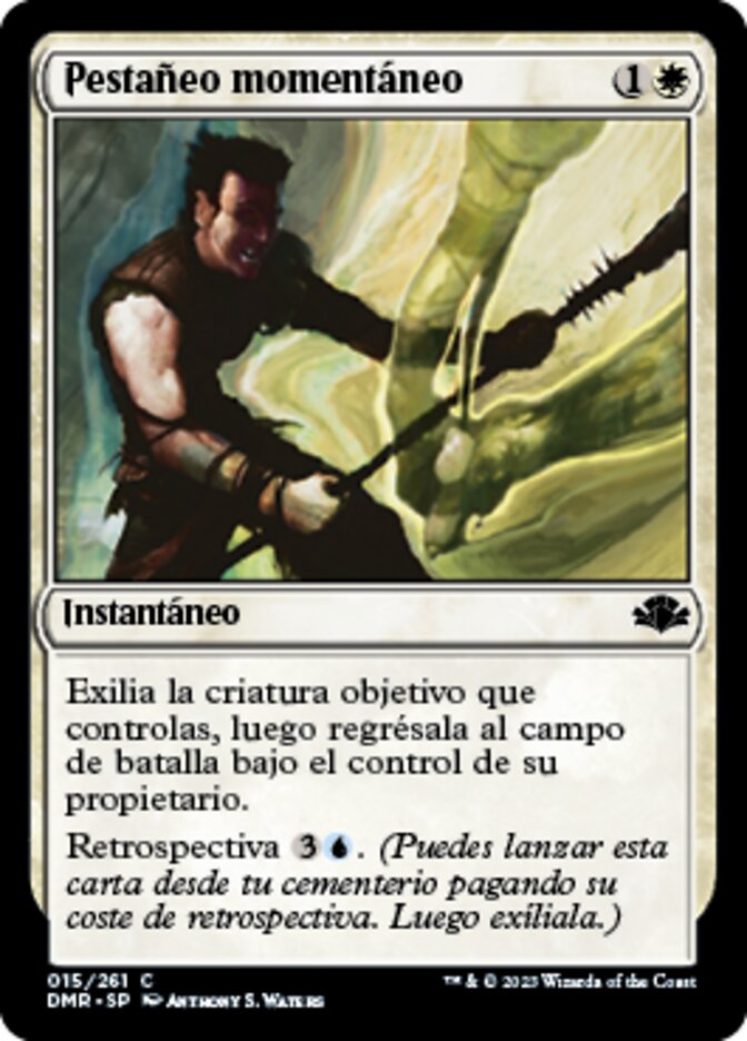 Pestañeo momentáneo