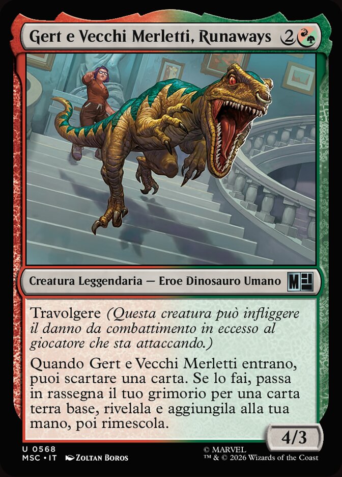 Gert e Vecchi Merletti, Runaways