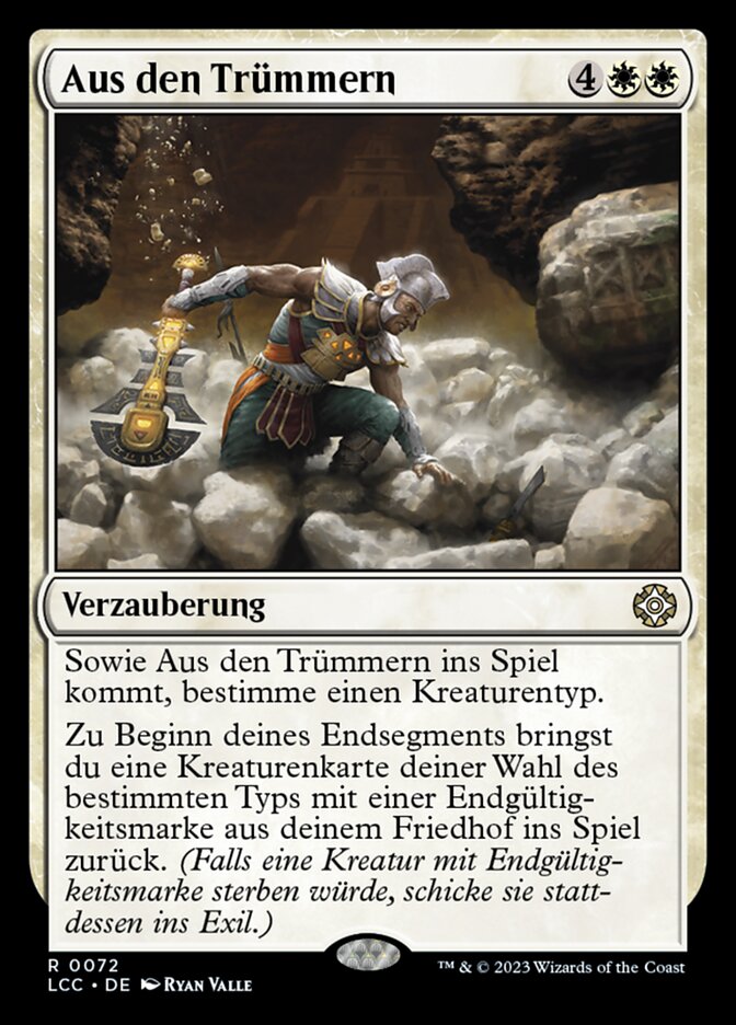 Aus den Trümmern
