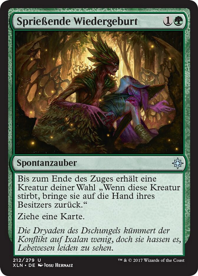 Sprießende Wiedergeburt