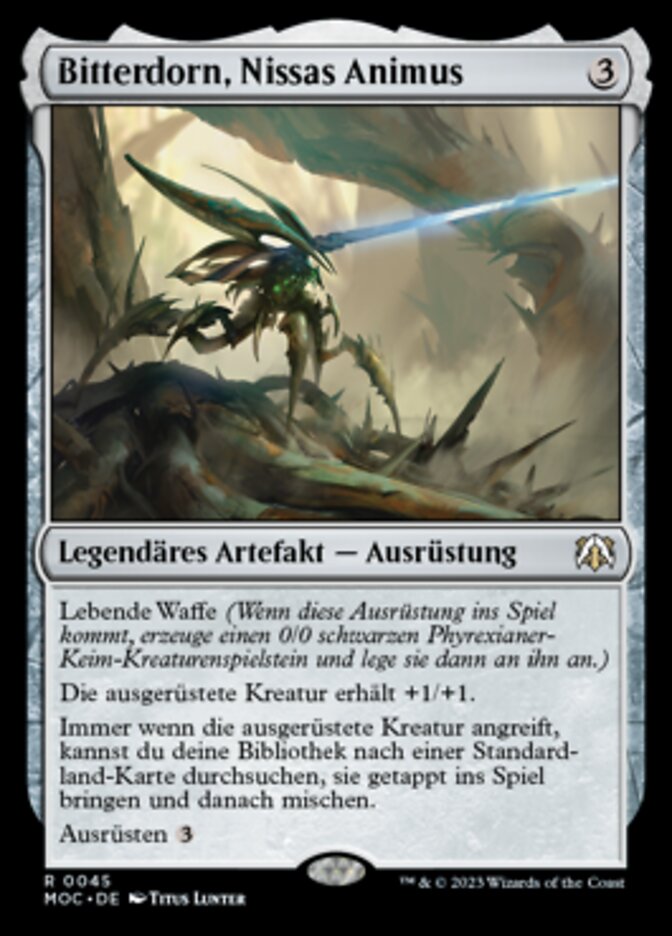 Bitterdorn, Nissas Animus