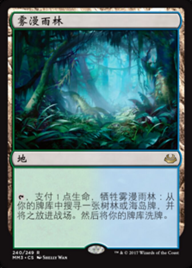 雾漫雨林