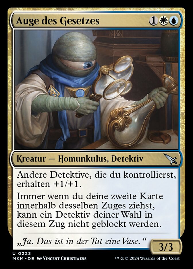 Auge des Gesetzes