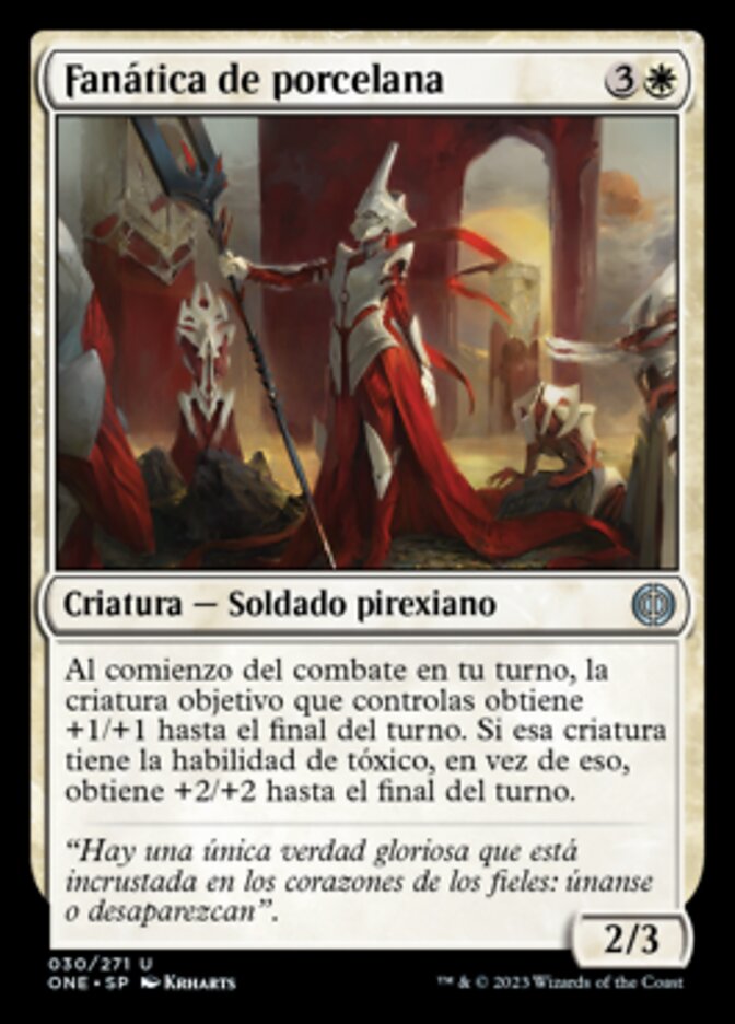Fanática de porcelana