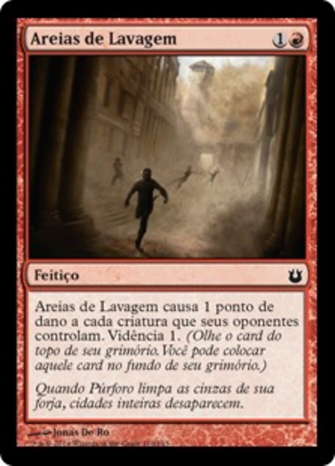 Areias de Lavagem