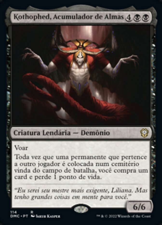 Kothophed, Acumulador de Almas