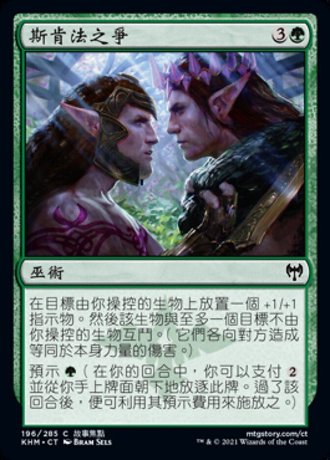 斯肯法之爭