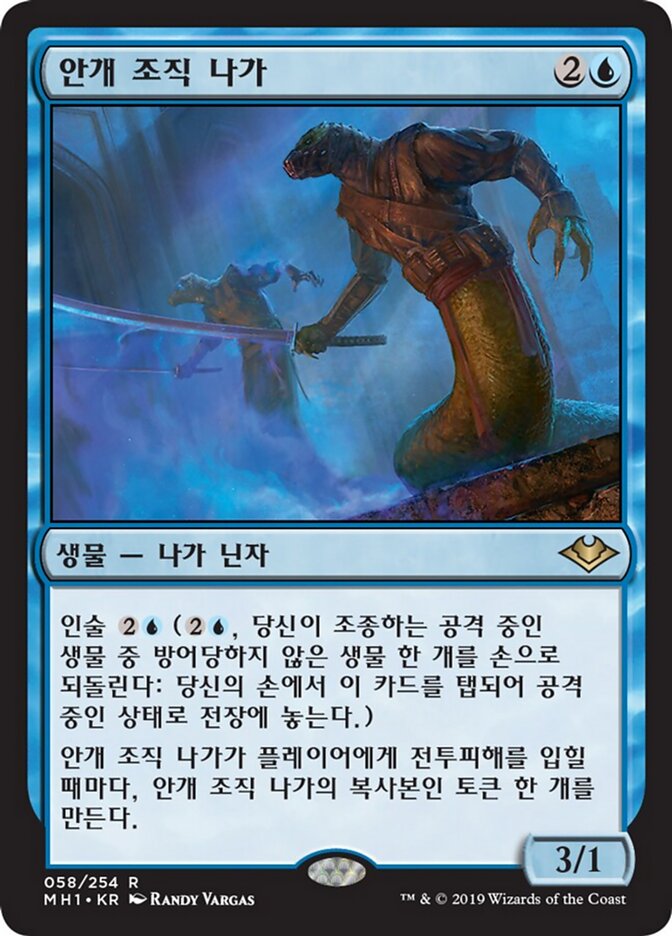 안개 조직 나가