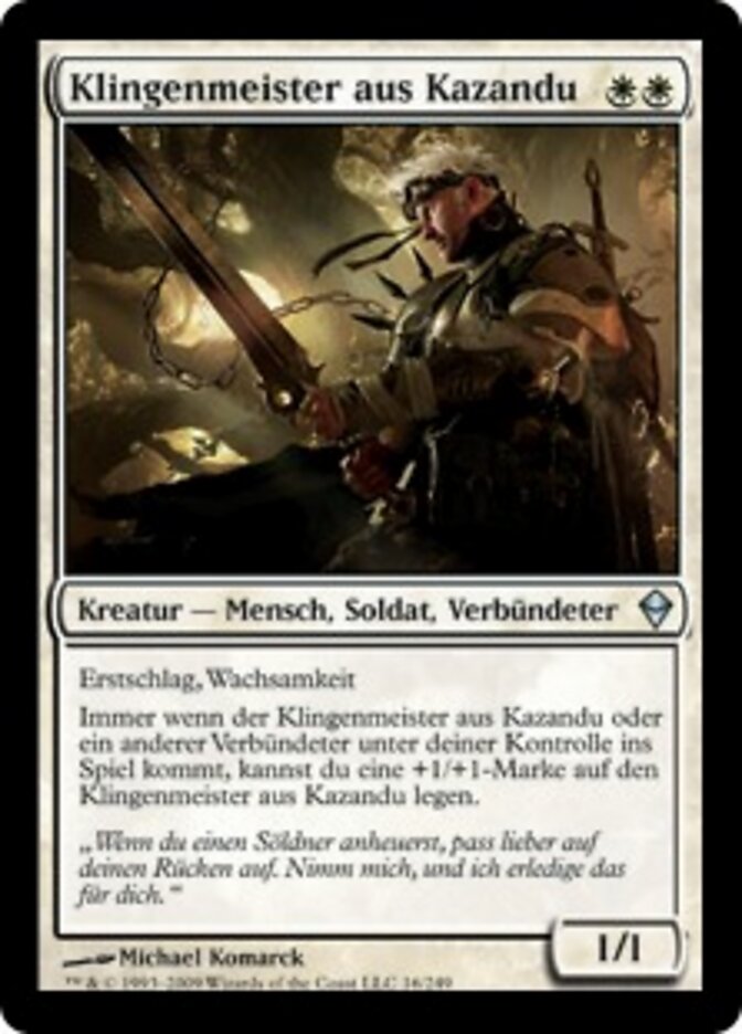 Klingenmeister aus Kazandu