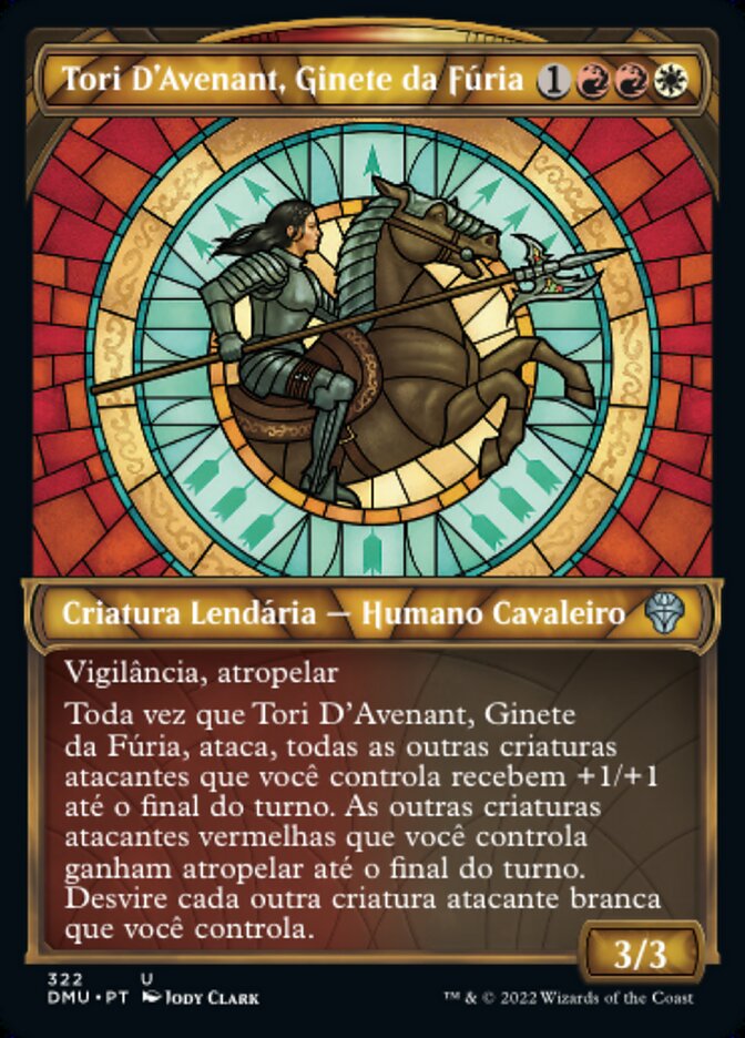 Tori D'Avenant, Ginete da Fúria