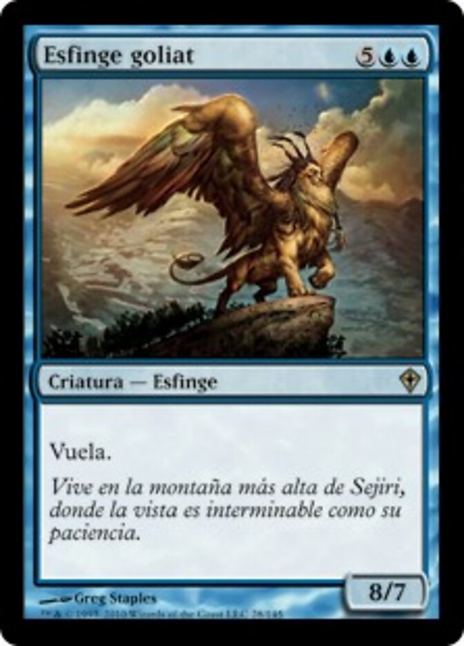 Esfinge goliat