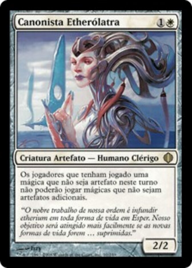 Canonista Etherólatra
