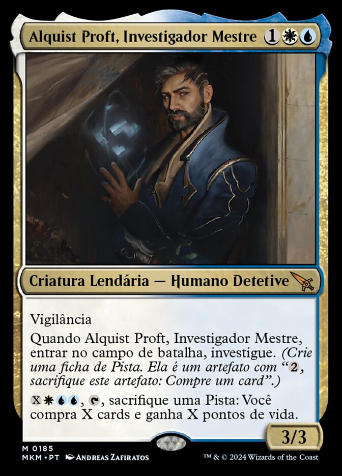 Alquist Proft, Investigador Mestre