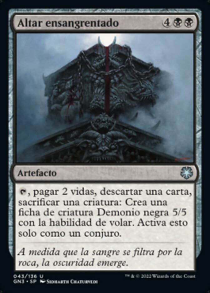 Altar ensangrentado