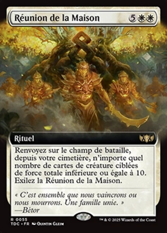 Réunion de la Maison
