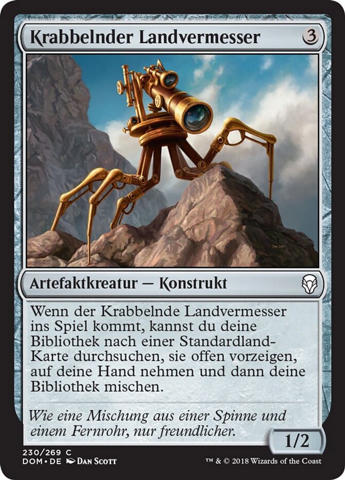 Krabbelnder Landvermesser