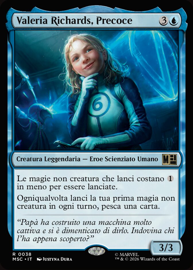 Valeria Richards, Precoce