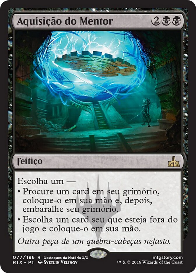 Aquisição do Mentor