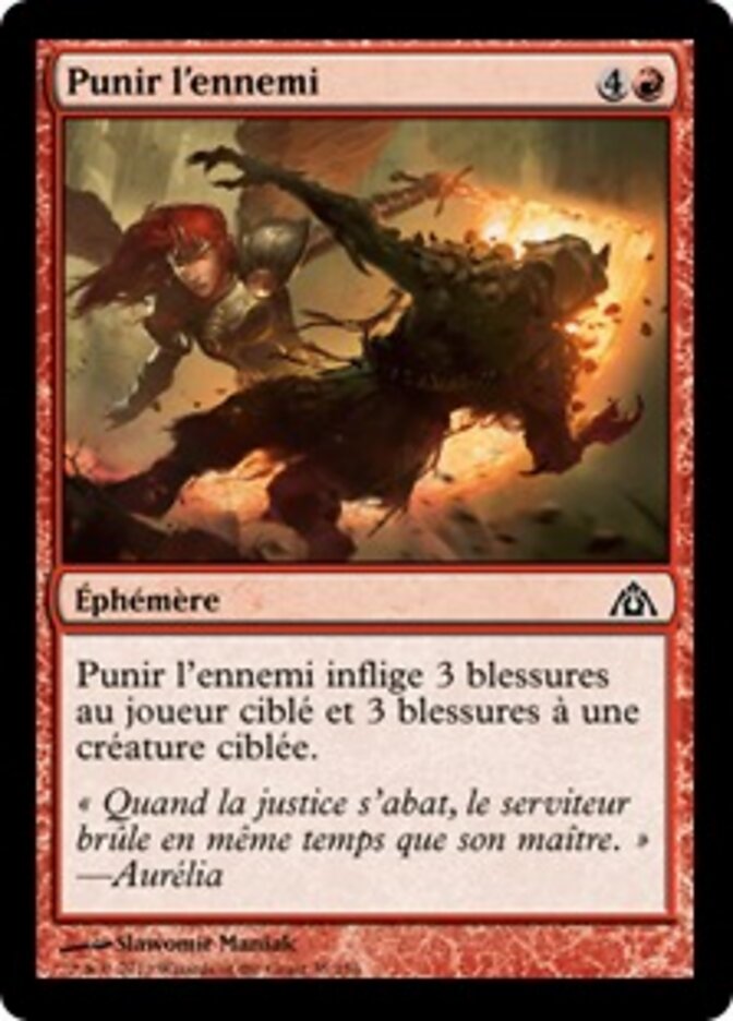 Punir l'ennemi