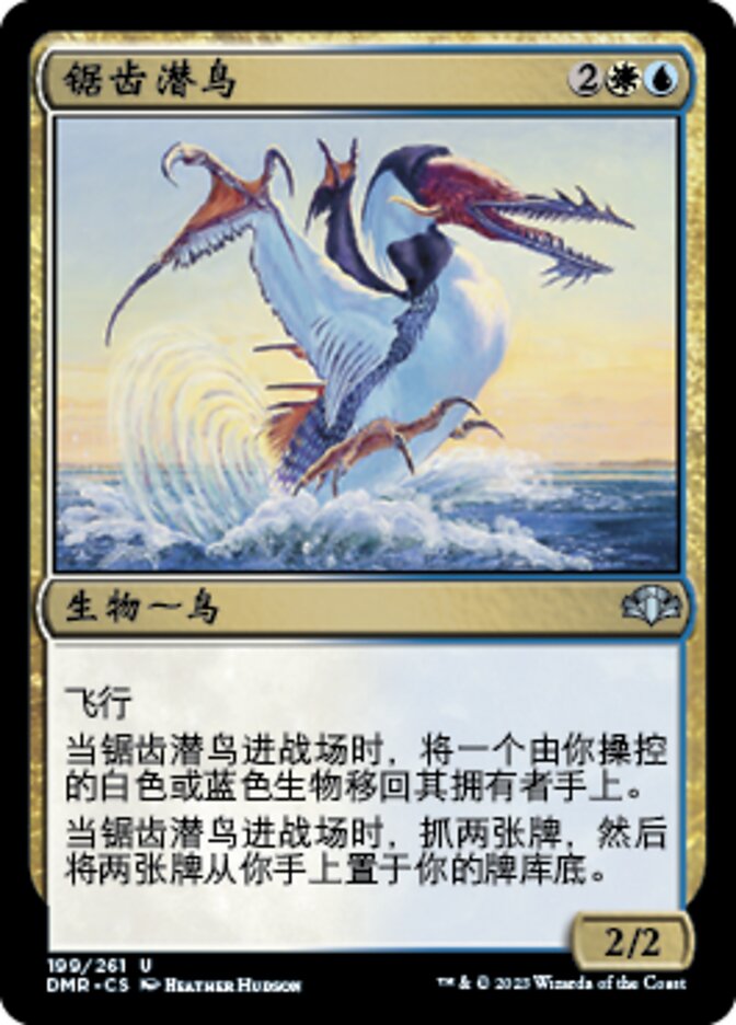 锯齿潜鸟