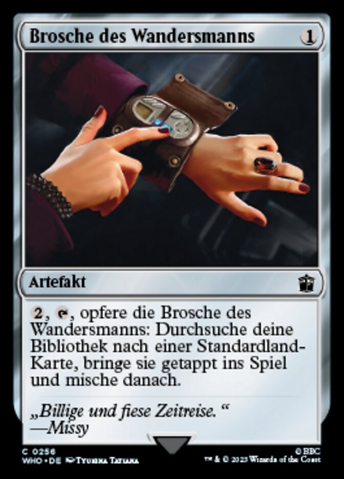 Brosche des Wandersmanns