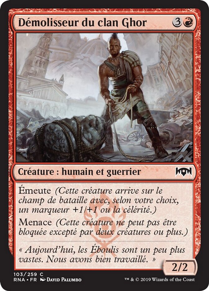 Démolisseur du clan Ghor