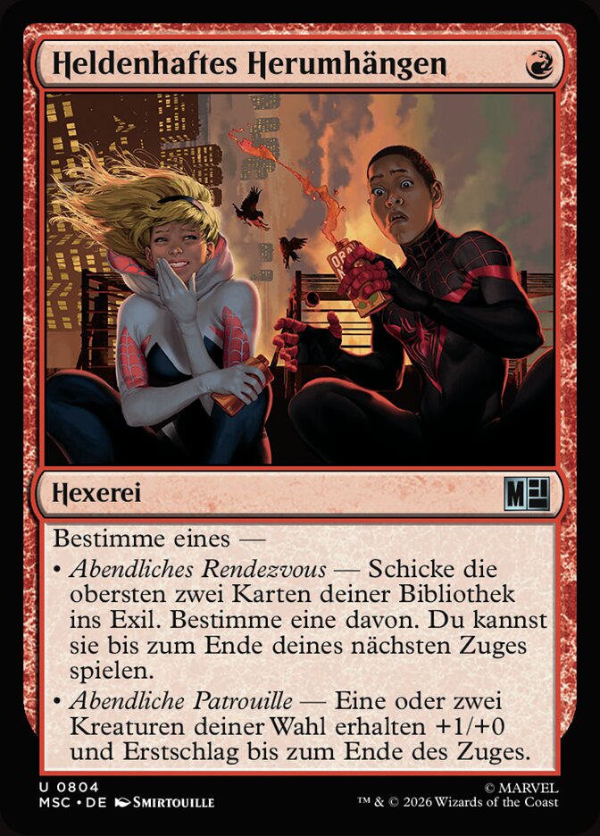 Heldenhaftes Herumhängen