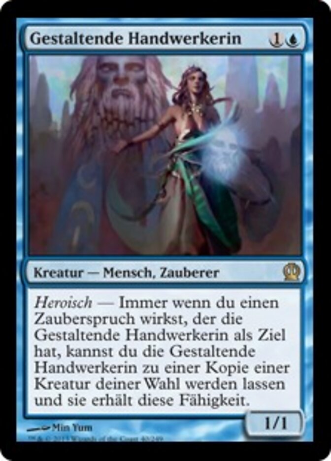 Gestaltende Handwerkerin