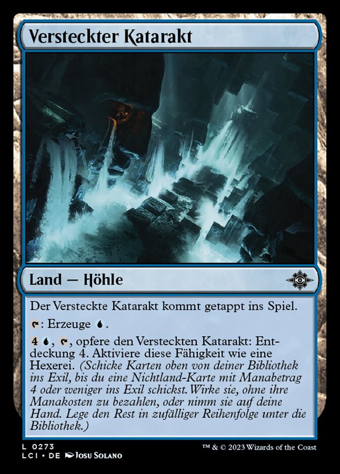 Versteckter Katarakt