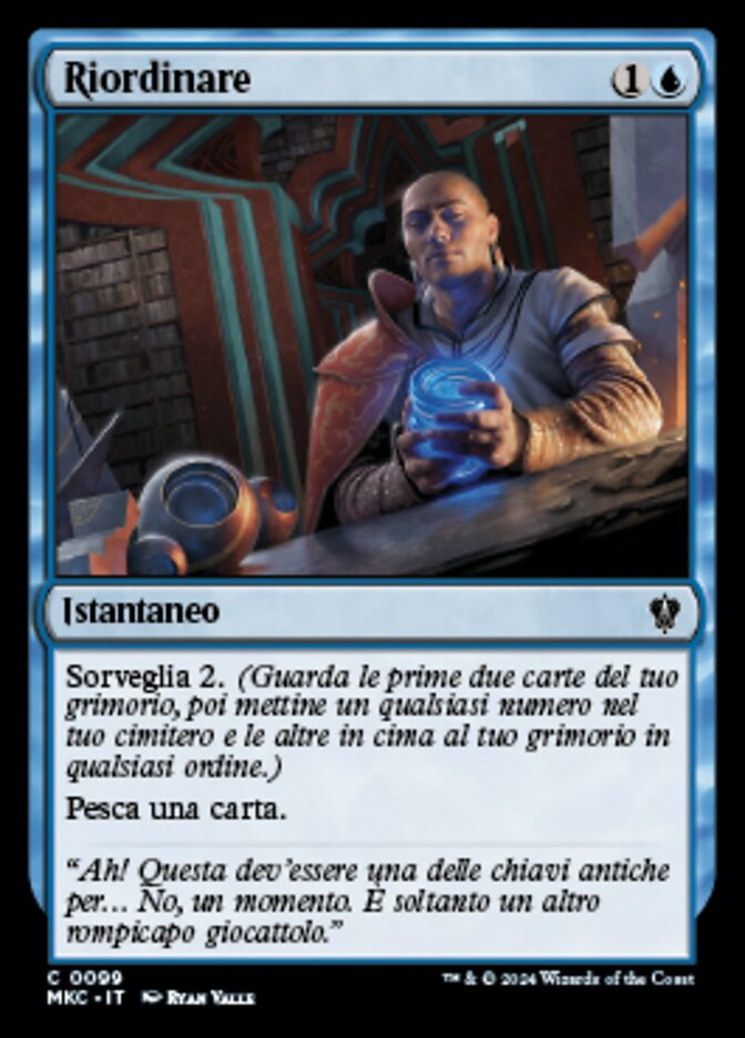 Riordinare
