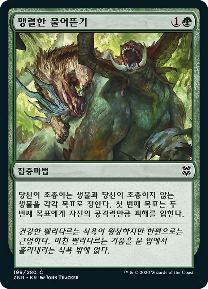 맹렬한 물어뜯기