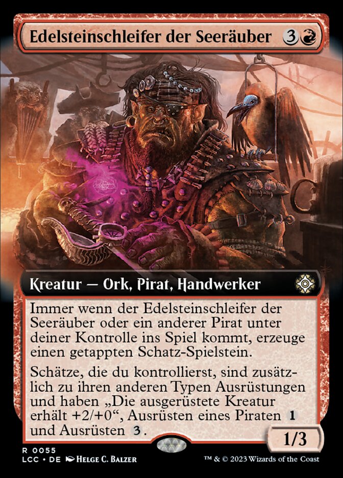 Edelsteinschleifer der Seeräuber