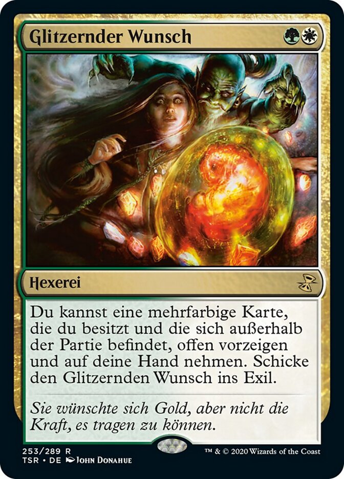 Glitzernder Wunsch