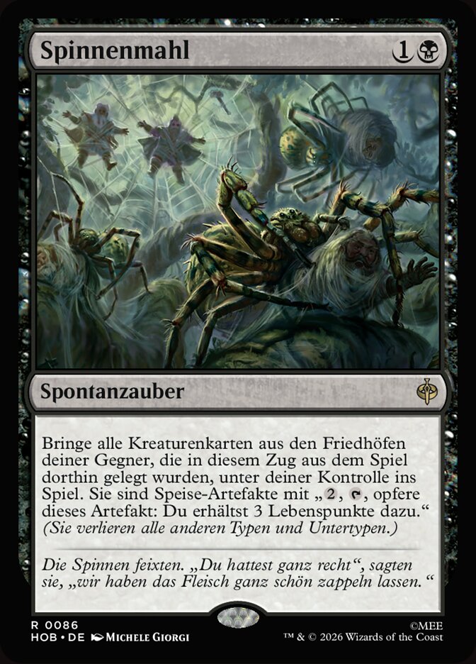 Spinnenmahl