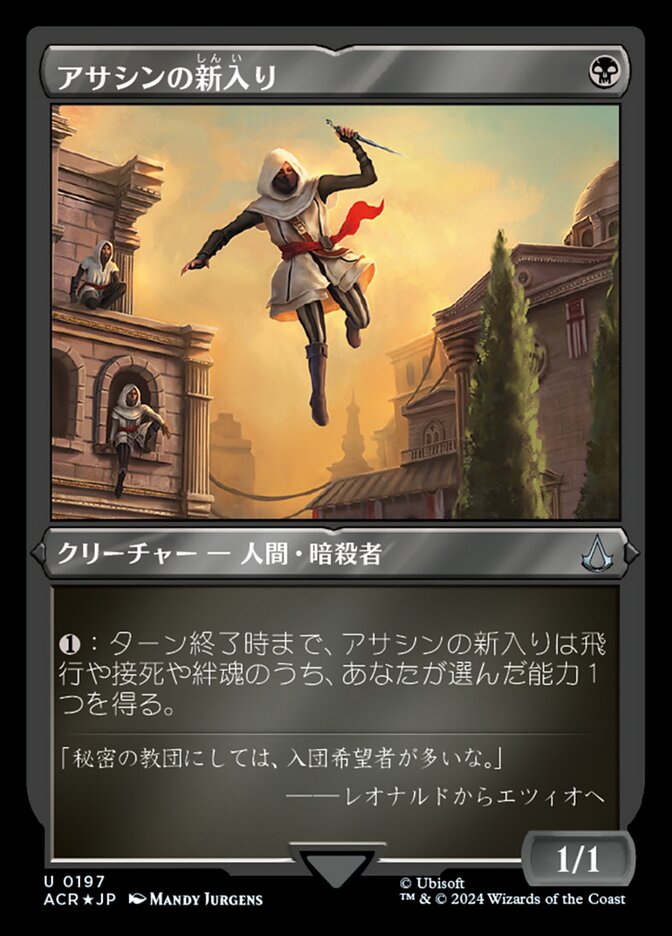 アサシンの新入り