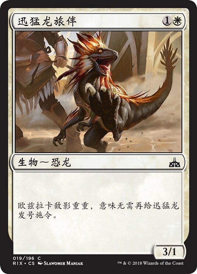 迅猛龙旅伴